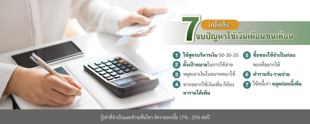 สูตรบริหารเงิน 50-30-20