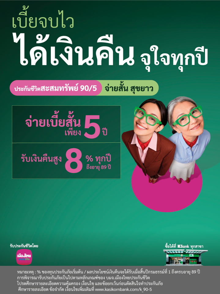 ประกันจ่ายสั้น, ประกันจ่ายสั้นสุขยาว, เบี้ยจบไวได้เงินคืนจุใจทุกปี