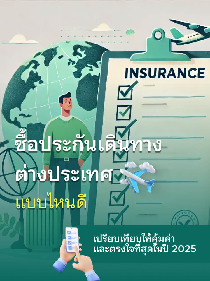 ซื้อประกันเดินทางต่างประเทศแบบไหนดี เปรียบเทียบให้คุ้มค่าและตรงใจที่สุดในปี 2025