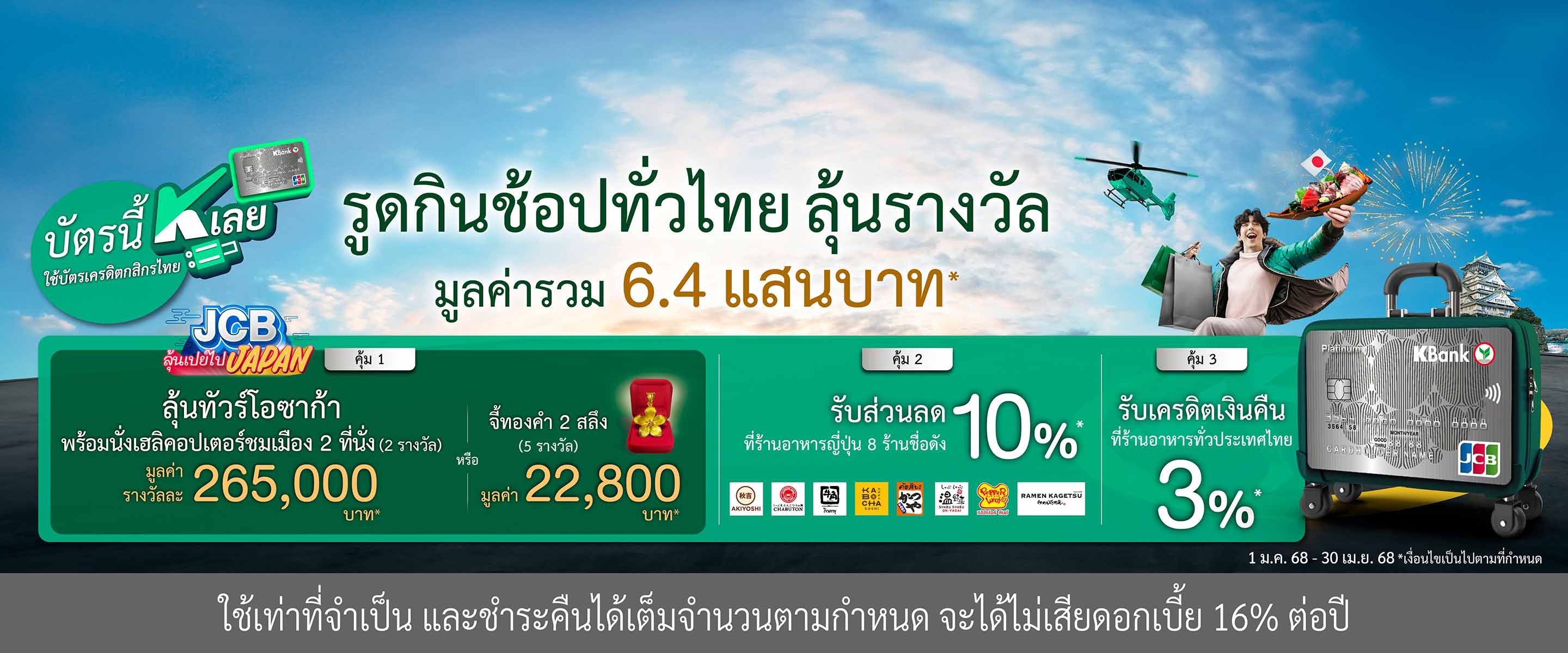 บัตรนี้ K เลย...กิน เที่ยว ช้อป ทั่วไทย