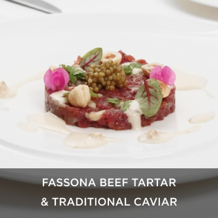 Fassona Beef Tartar & Traditional Caviar