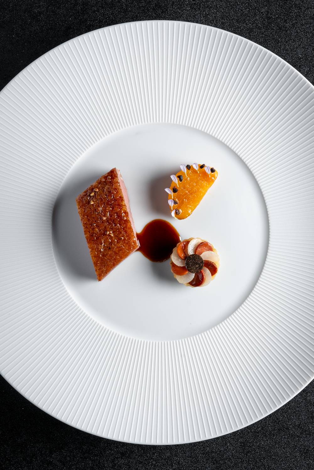 Duck / Persimmon / Cru de Cacao