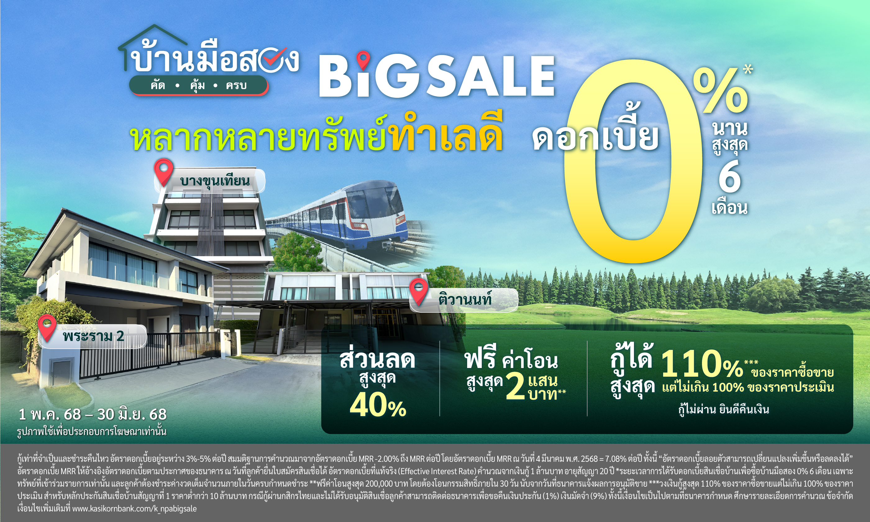 โปรโมชันบ้านมือสอง NPA BIG SALE
