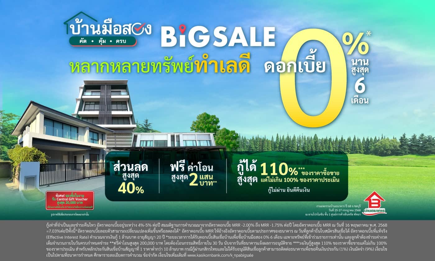 งานมหกรรมบ้านธนาคาร ปี 68 จ.ชลบุรี