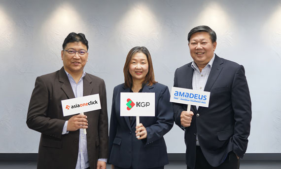 KGP joins with Asia One Click and Amadeus Thailand to launch the FareOK platform, helping travel agents transition to the digital world with a secure and comprehensive online payment system