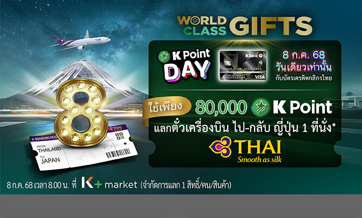 link_header-โปรบัตรเครดิต | World Class Gifts ใช้คะแนน K Points แลกของรางวัลพิเศษ กับ บัตรเครดิตกสิกรไทย*